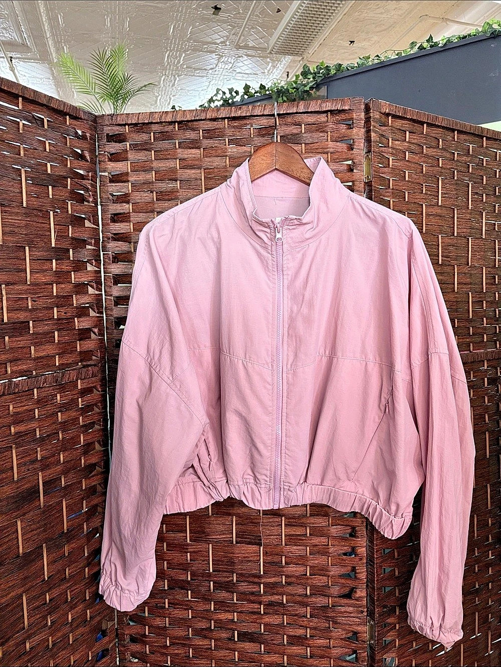Aeropostale Pink Lightweight Bomber Jacket